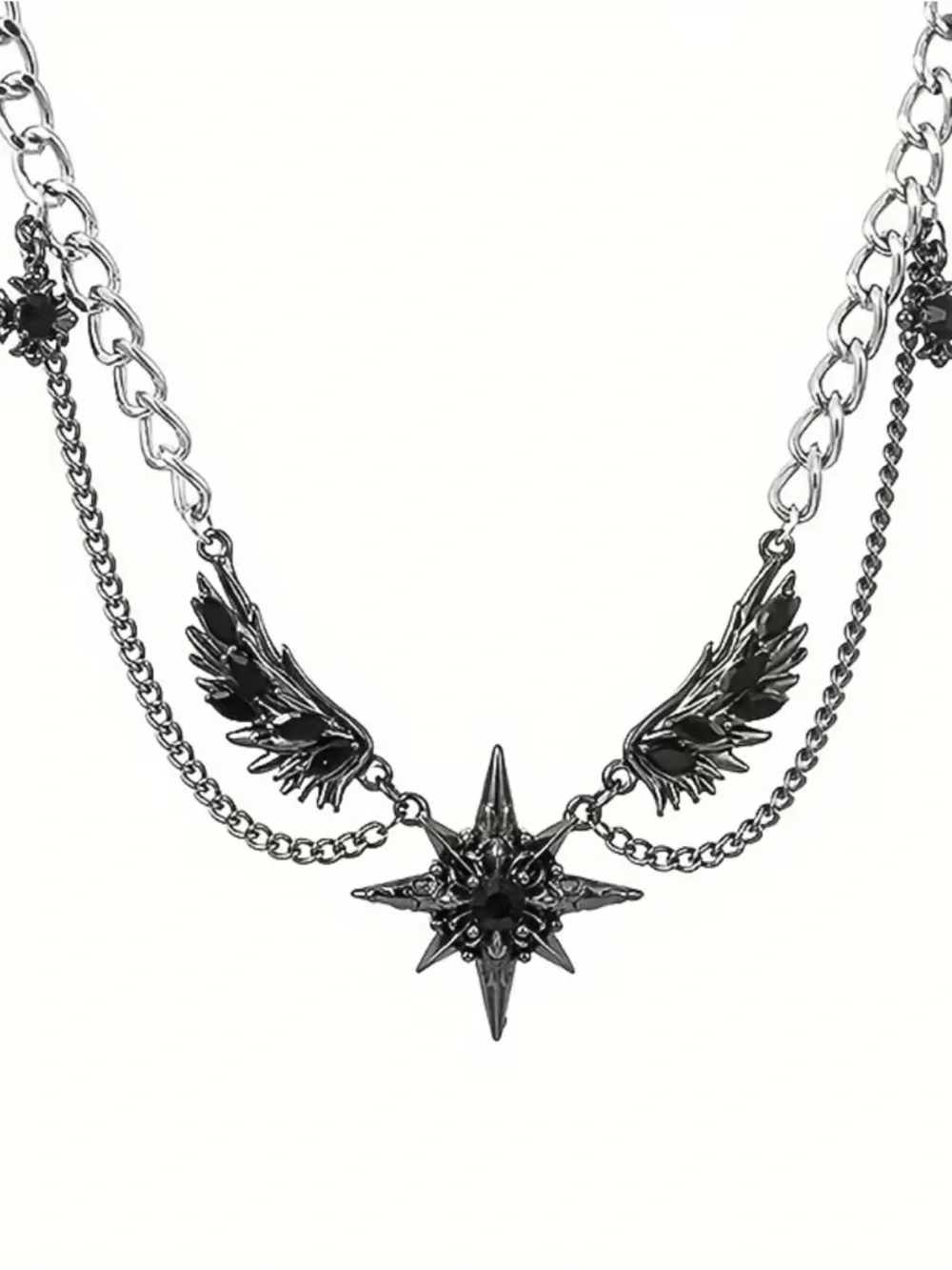High Quality Gunmetal Black Necklace - Unisex